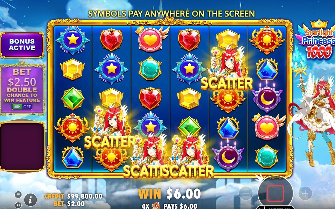 Écran bonus pendant la série Free Spins